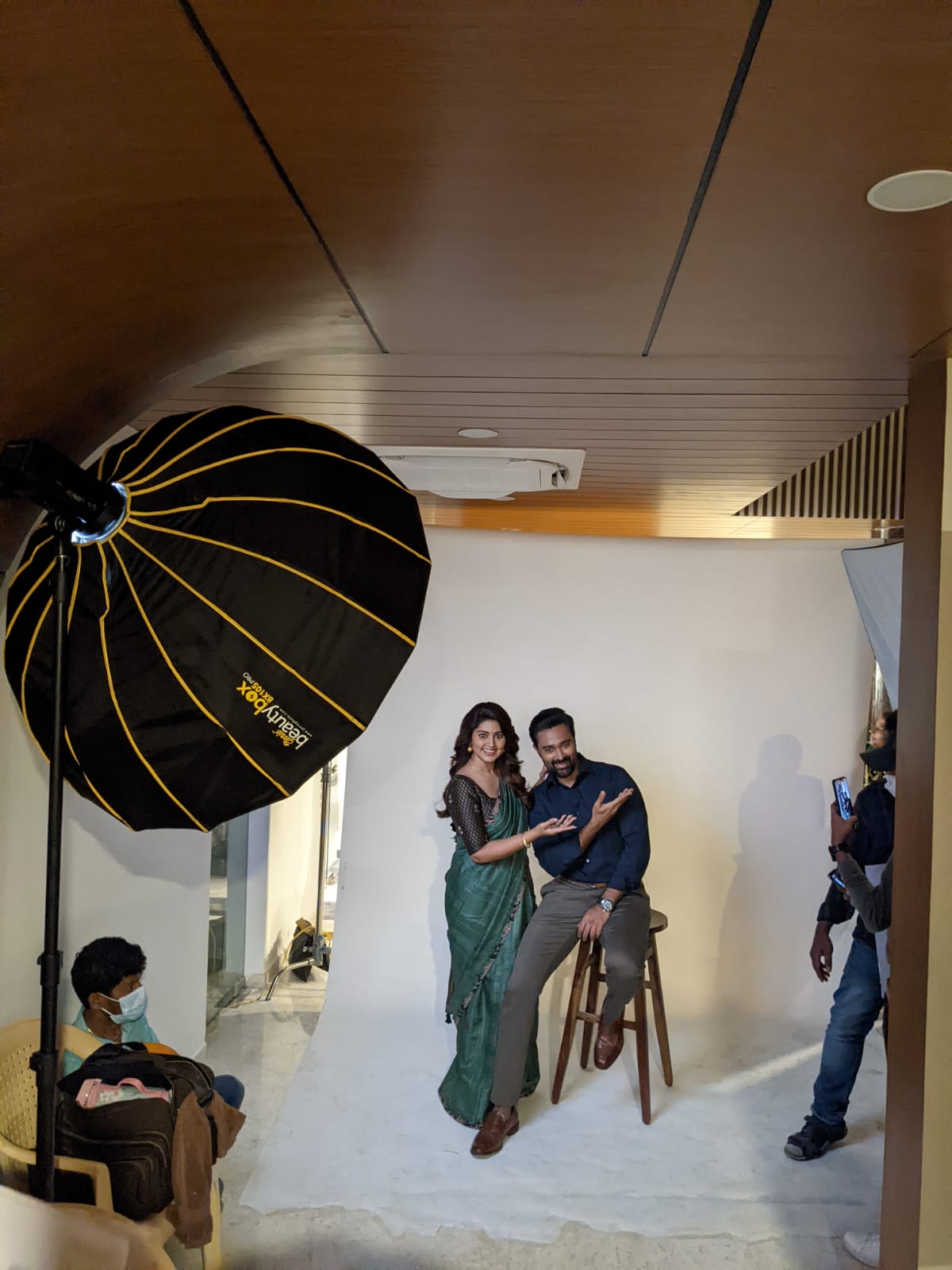 Kollywood Stars Prasanna and Sneha Spotted Shooting a unique AD campaign with CASAGRAND for CASAGRAND FirstCity